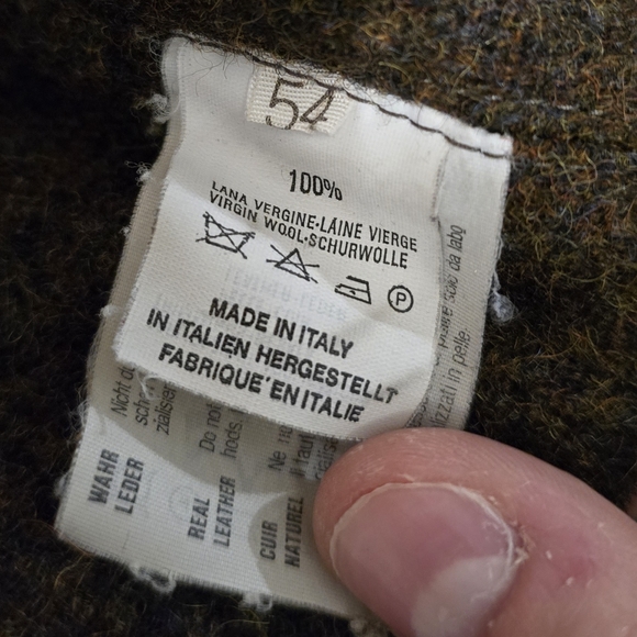 Vintage Mabrun Leather / Wool Coat made in Italy. - Picture 11 of 11